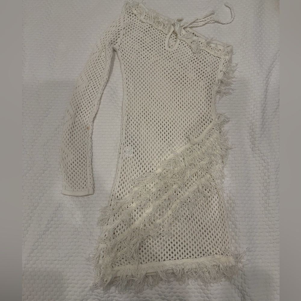 Tularosa Peek-A-Boo Crochet Coverup - Picture 3 of 5